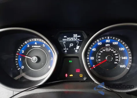 2012 Hyundai Elantra Gls (Ulsan Plant) из США, поврежденный, VIN KMHDH4AEXCU188708